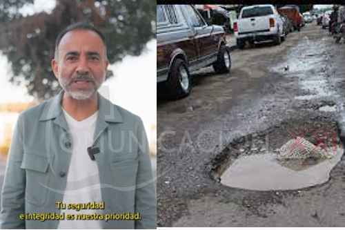 Video: Si un bache daña tu auto en Metepec, ayuntamiento paga la reparación